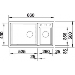 Zlewozmywak Blanco METRA 9 czarny 525 936